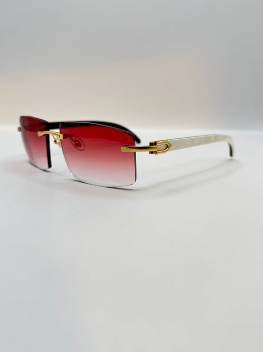White Buff Sunglasses 57mm