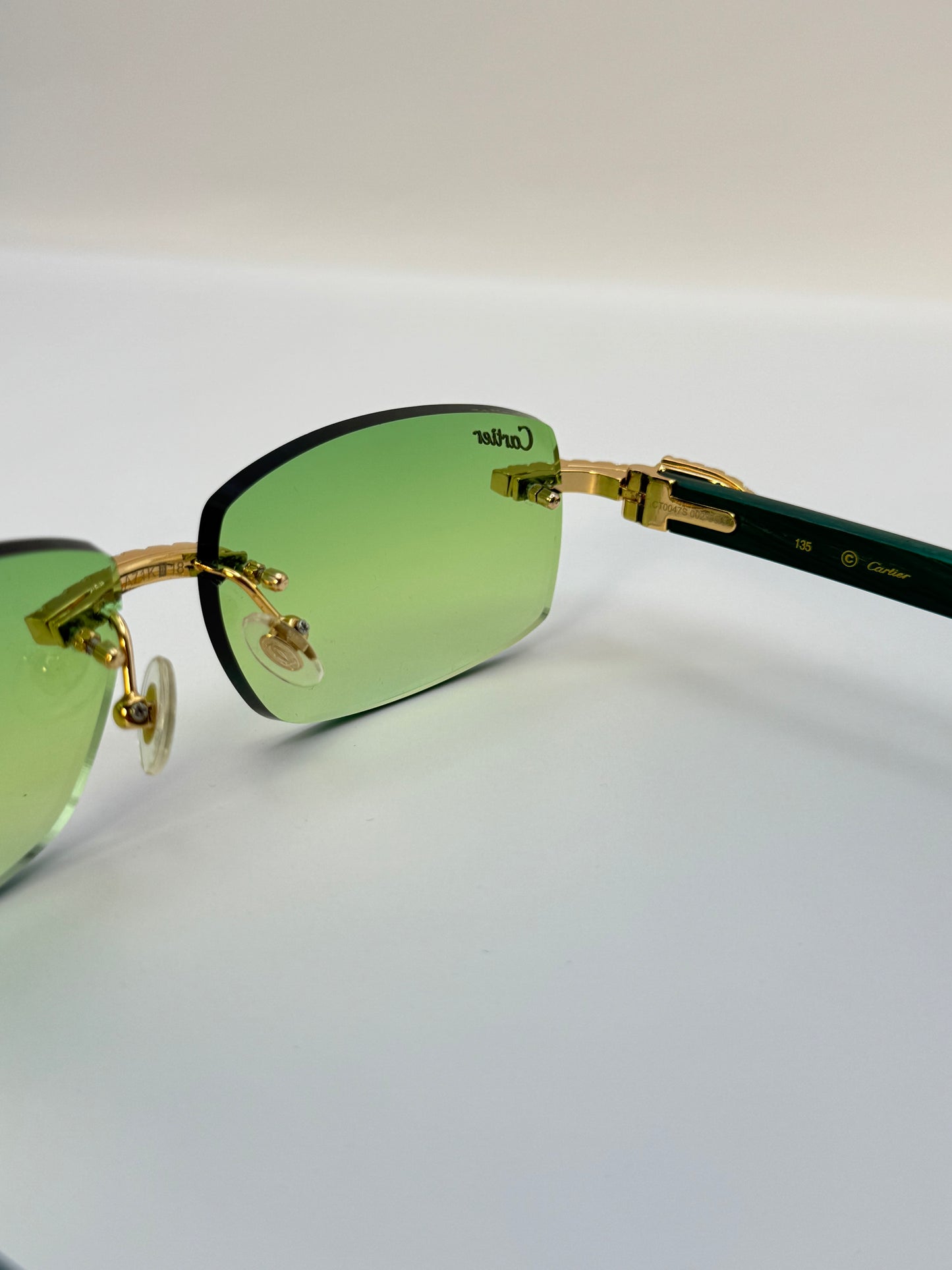 Moissanite Green wood Sunglasses