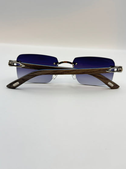 Grey Wood glasses