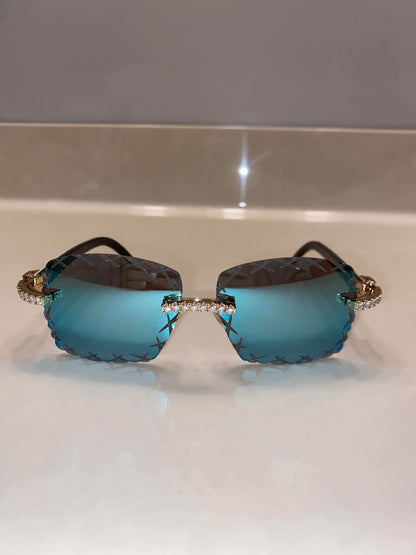 Custom moissanite mirror white buffs