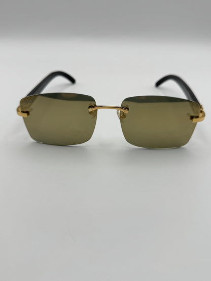 Black buffs Sunglasses Mirror style