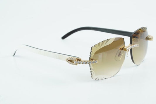 Moissanite white buff Sunglasses