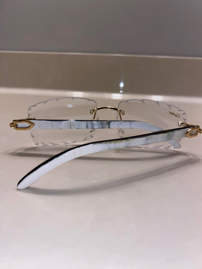 Diamond cut white buffs