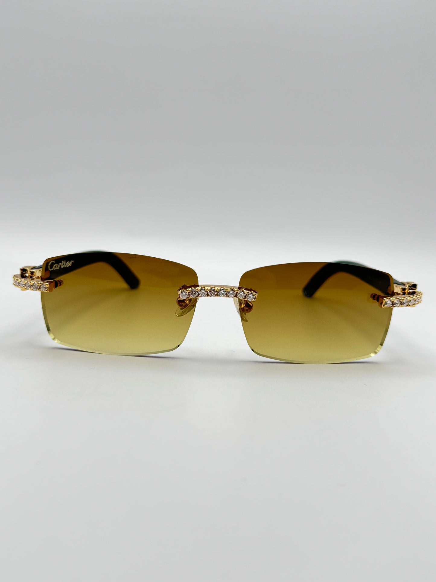 Moissanite Green wood Sunglasses