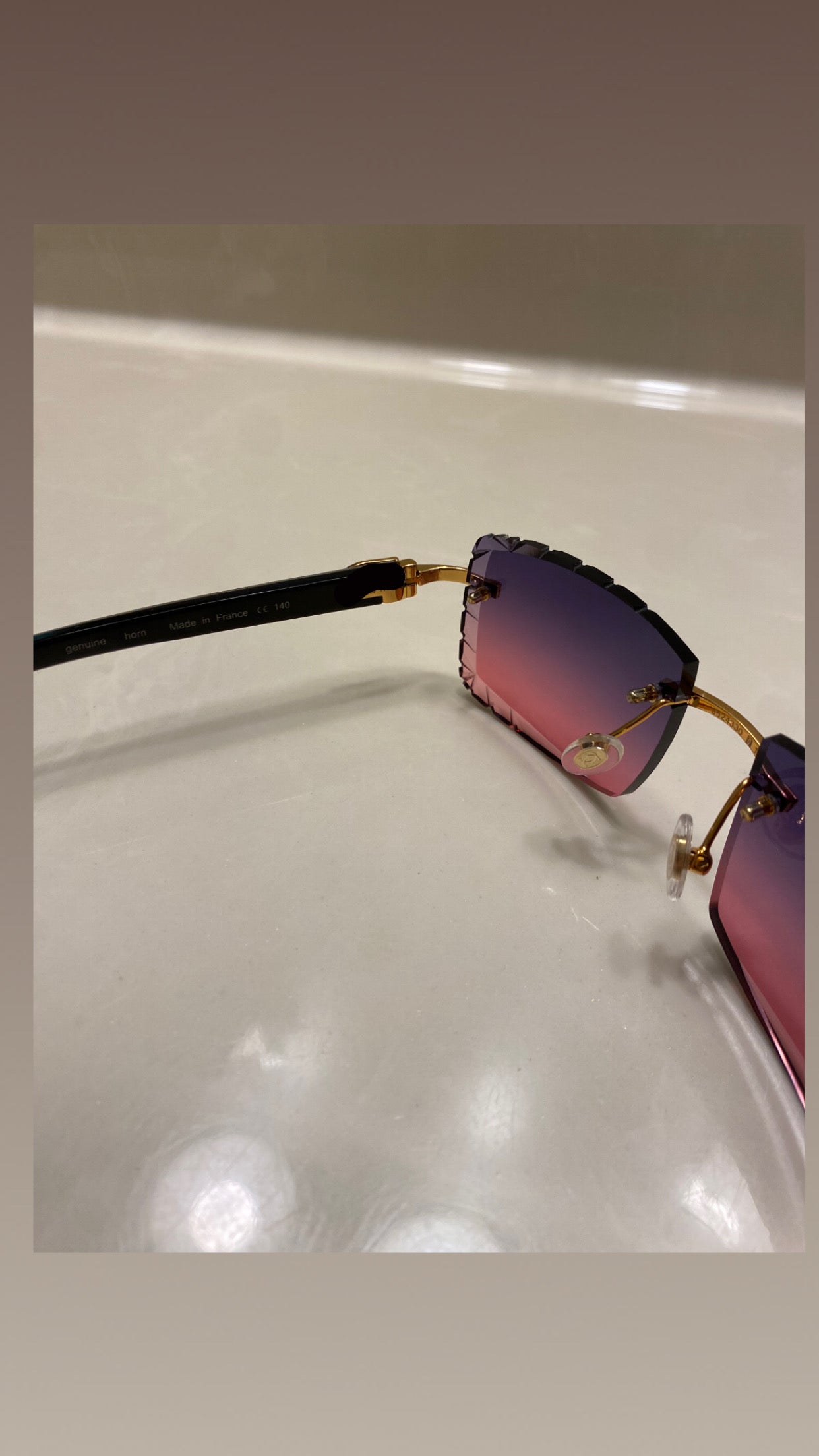 Rimless buffs Sunglasses Detroit style