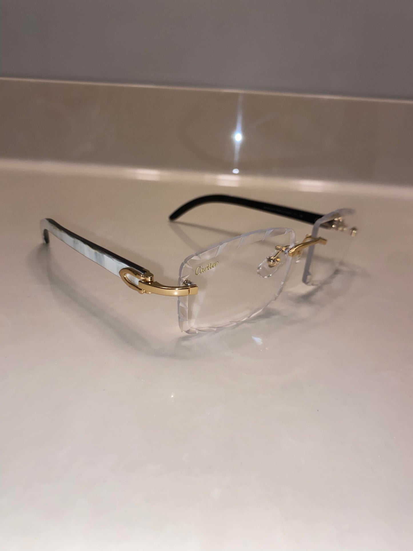 Diamond cut white buffs