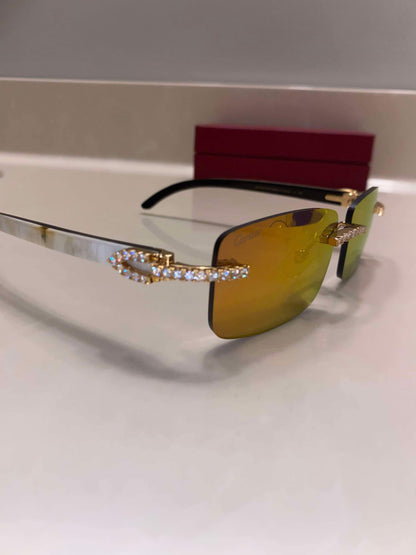 Moissanite Rimless buffs Sunglasses