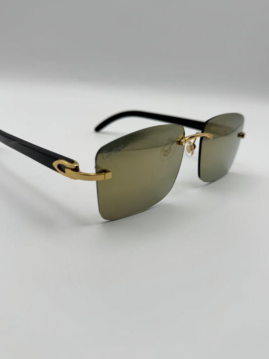 Black buffs Sunglasses Mirror style