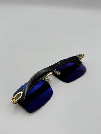Black buffs Sunglasses Mirror style