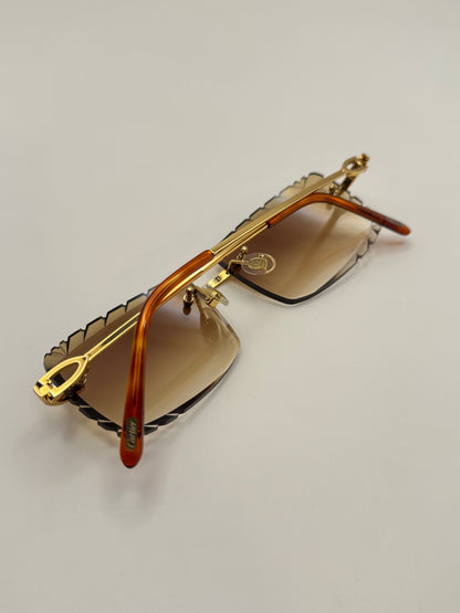 Metal Wire Sunglasses 57mm