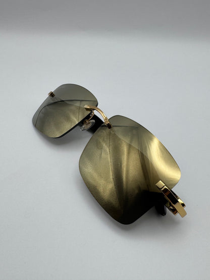 Black buffs Sunglasses Mirror style