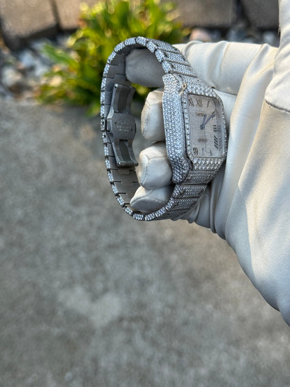 Custom Moissanite watch