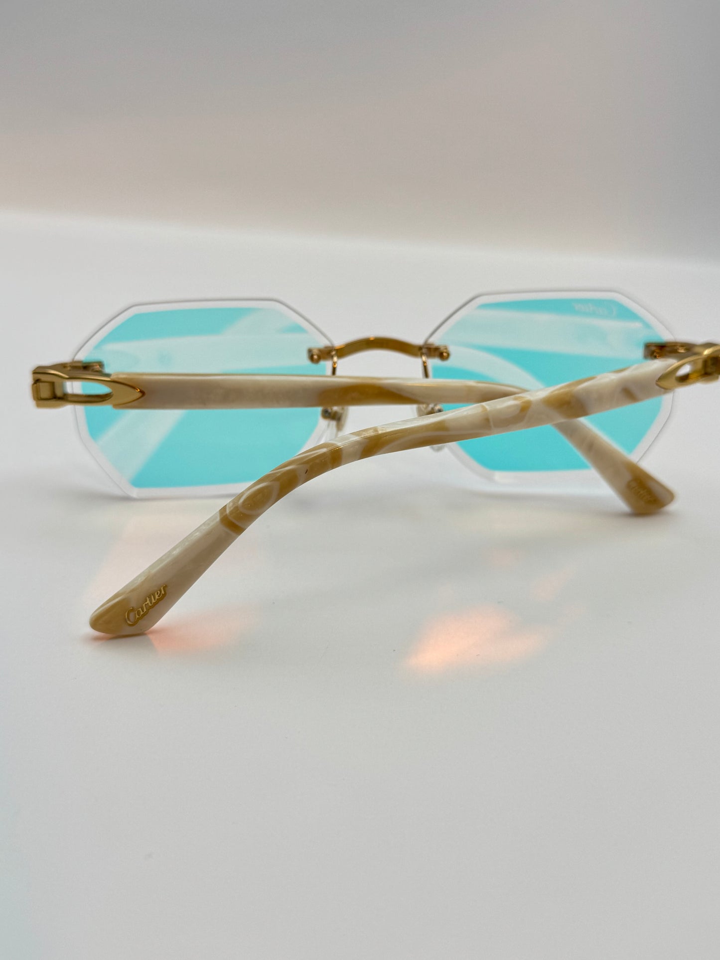White Acetate sunglasses
