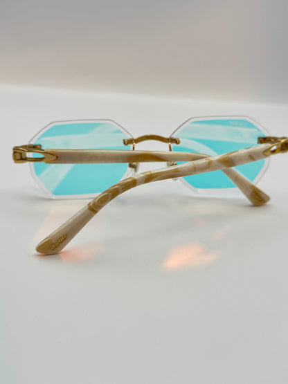 White Acetate sunglasses