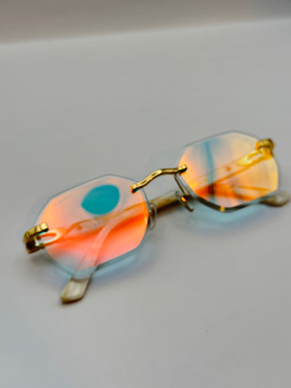 White Acetate sunglasses