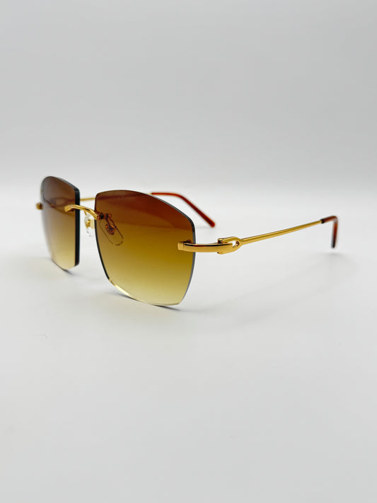 Metal Wire Sunglasses