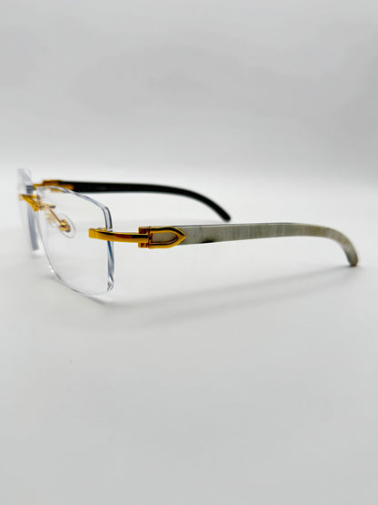 White buffs Sunglasses