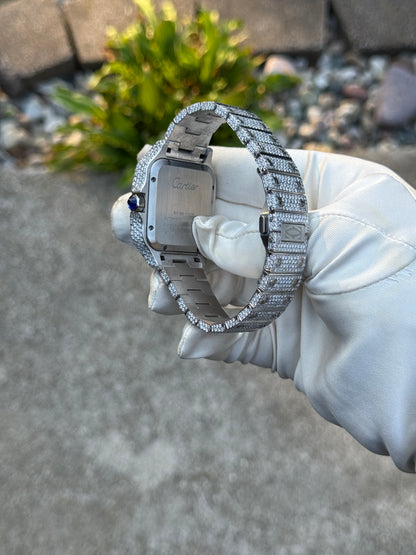 Custom Moissanite watch