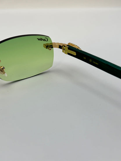 Moissanite Green wood Sunglasses