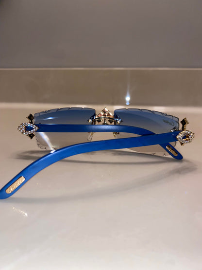 Iced out Cross glasses