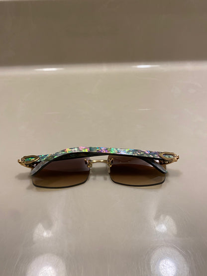 Rimless Sunglasses Seashell style