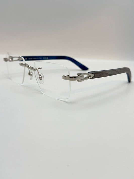 Grey Wood glasses