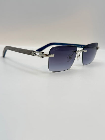 Grey Wood glasses