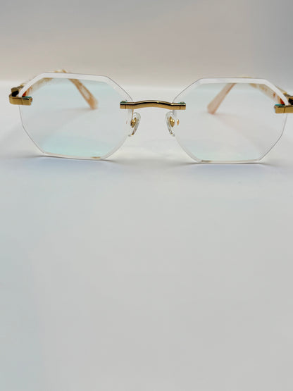 White Acetate sunglasses
