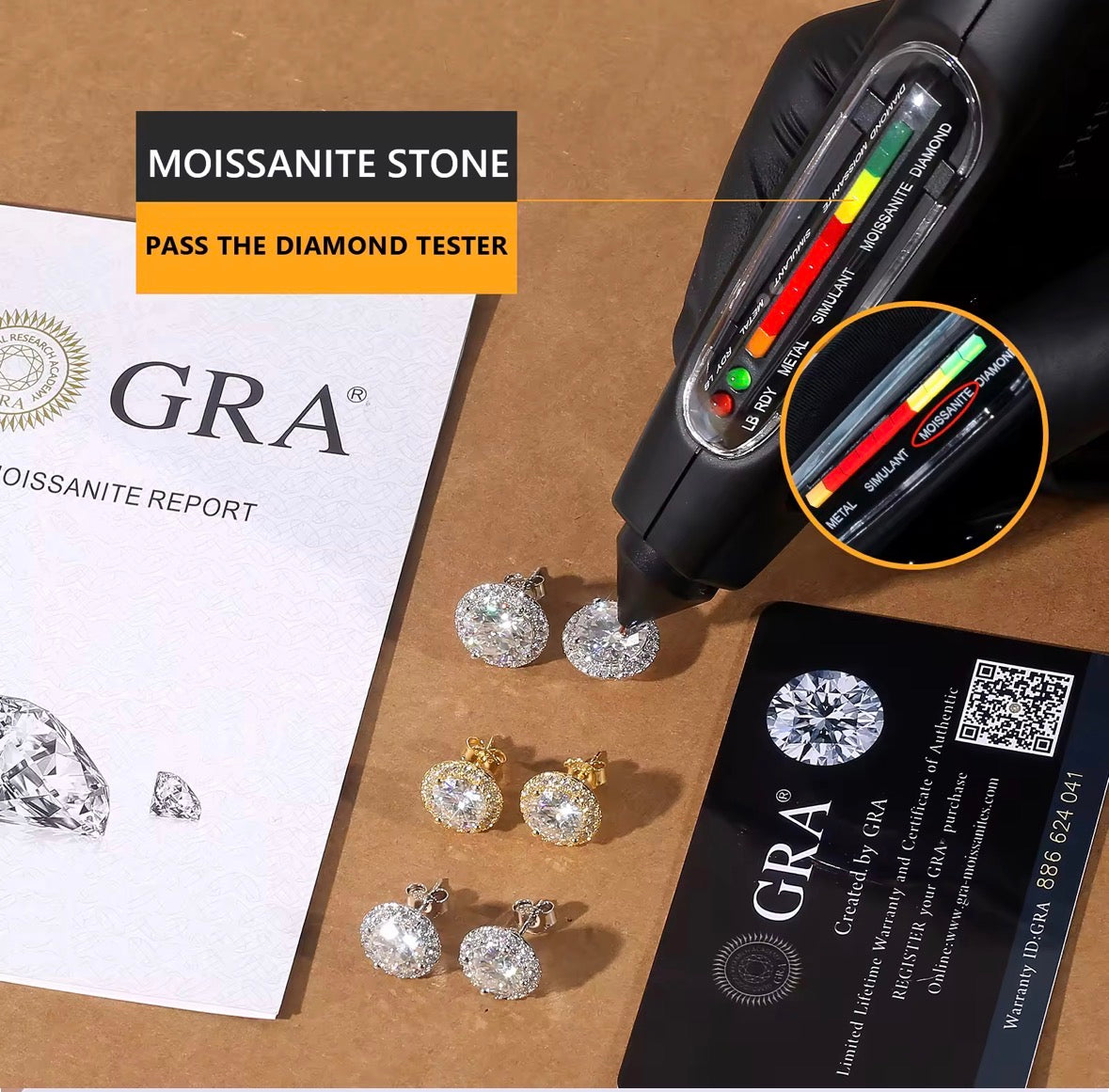 Moissanite Earrings