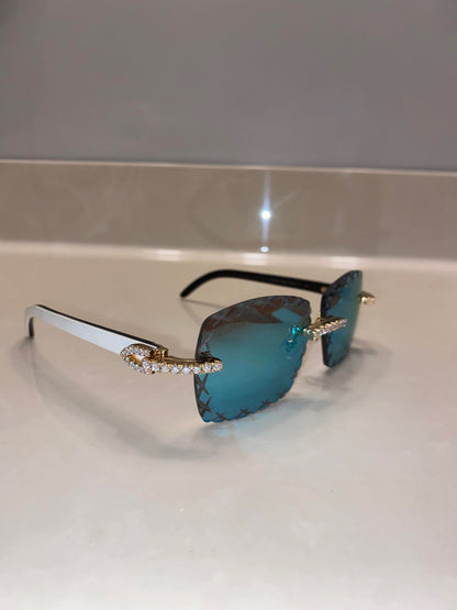 Custom moissanite mirror white buffs