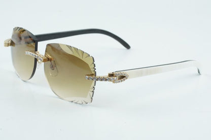 Moissanite white buff Sunglasses