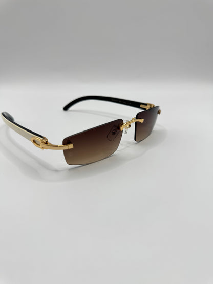 White buff Sunglasses 54mm
