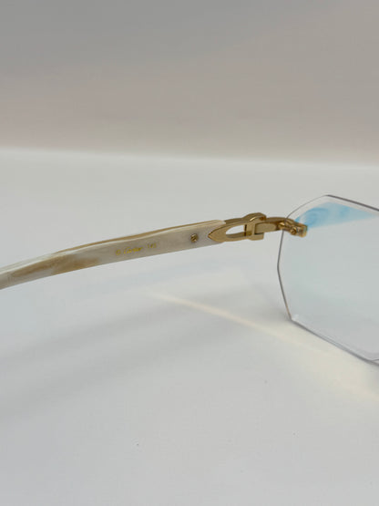 White Acetate sunglasses