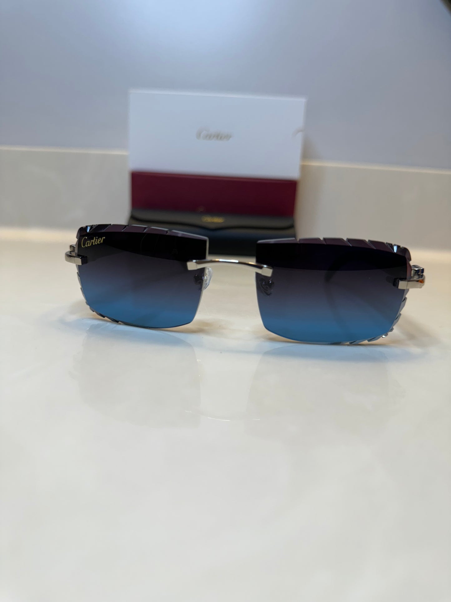 White Buff Sunglasses