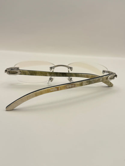 White buff Sunglasses 53mm