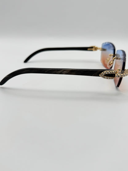 Moissanite Black buff Sunglasses