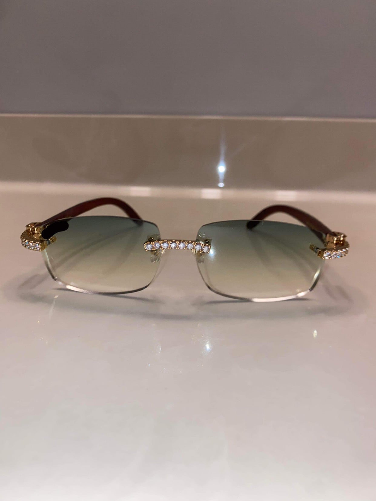 Iced out moissanite Sunglasses