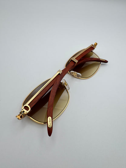 Vintage Wood Glasses