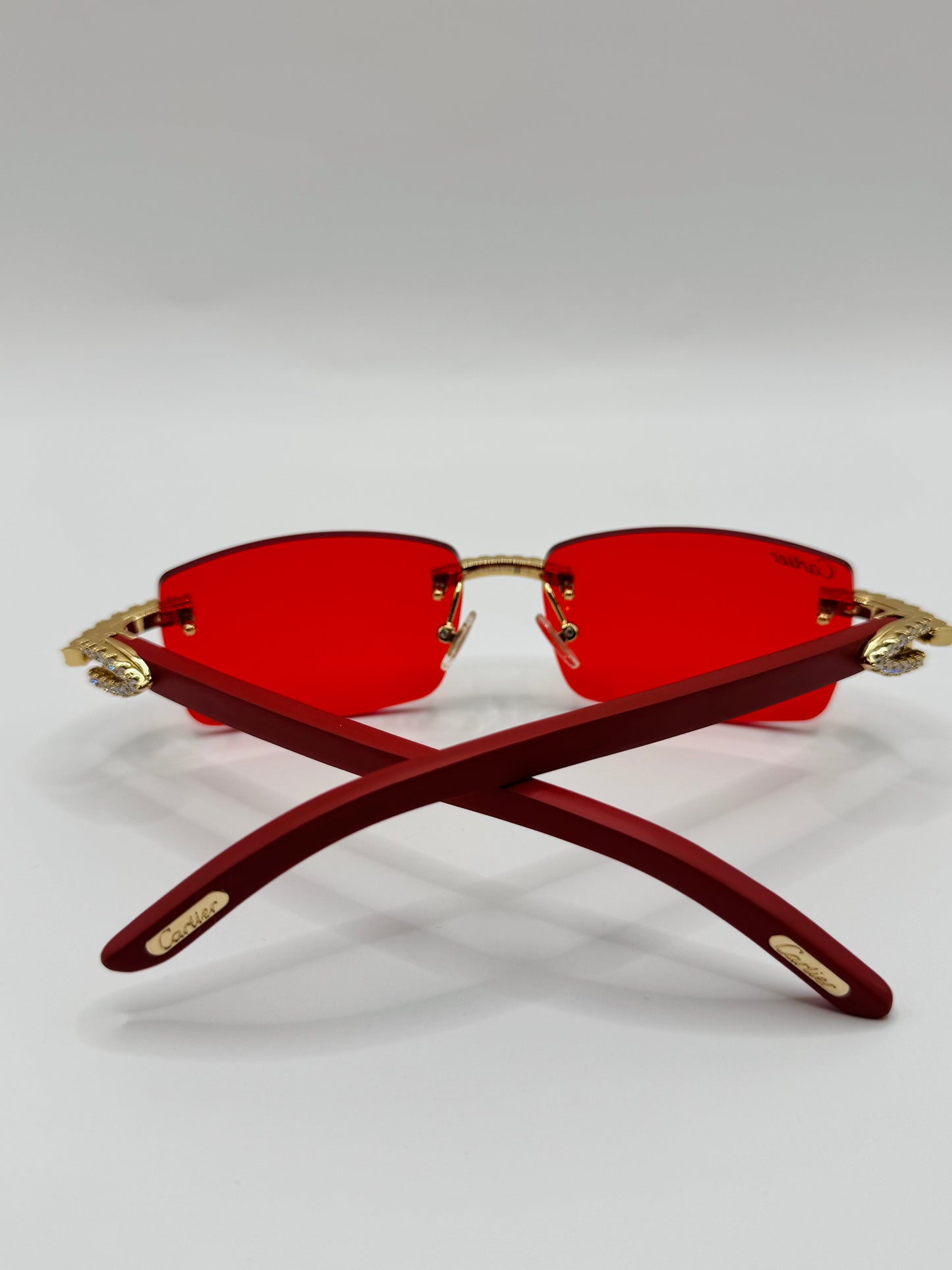 Moissanite Red wood Sunglasses