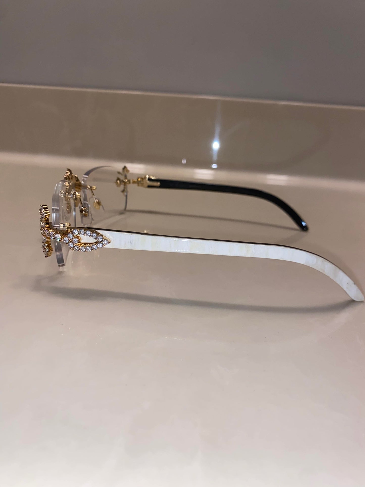Iced out Cross glasses