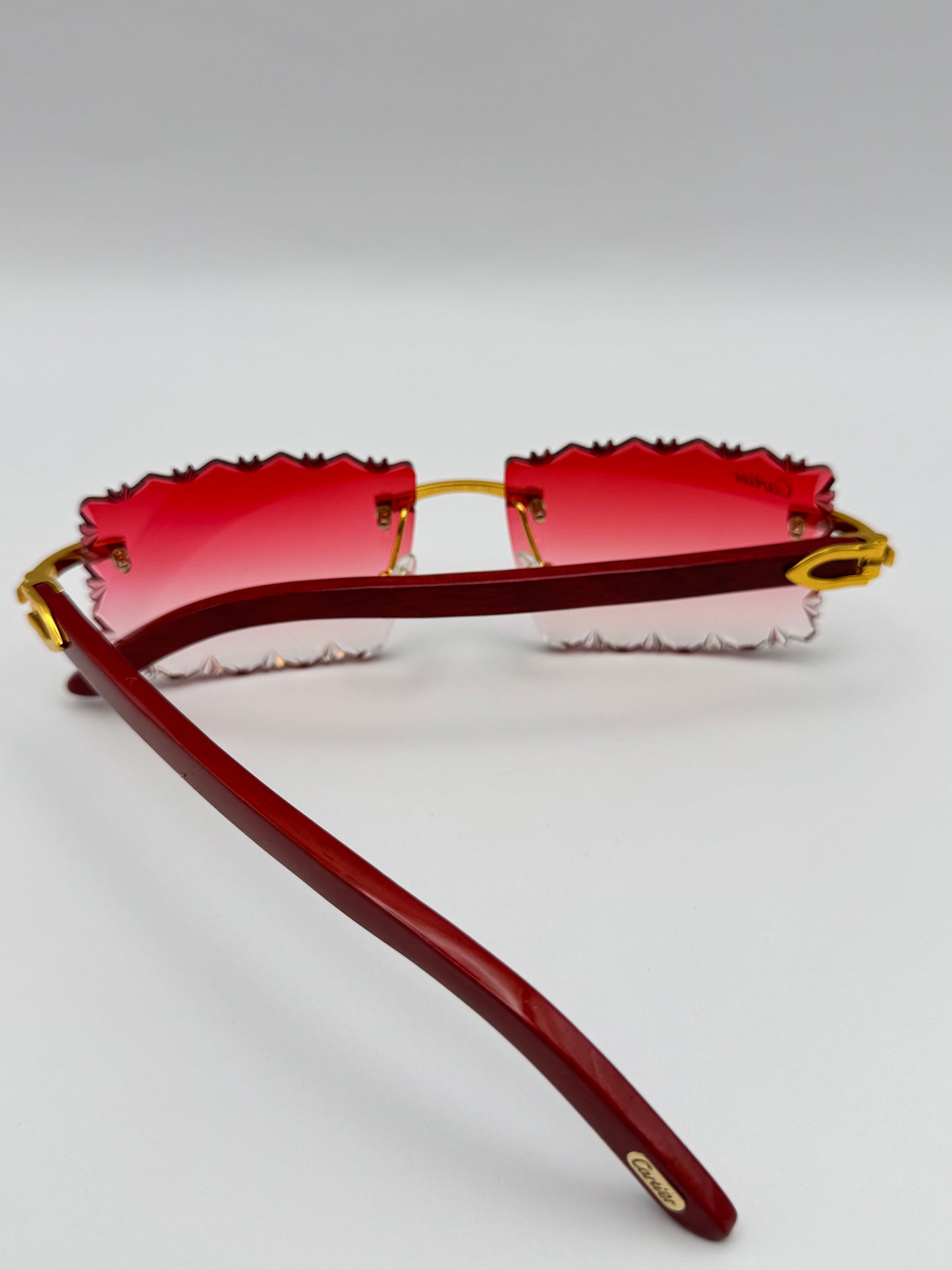 Red Wood Glasses