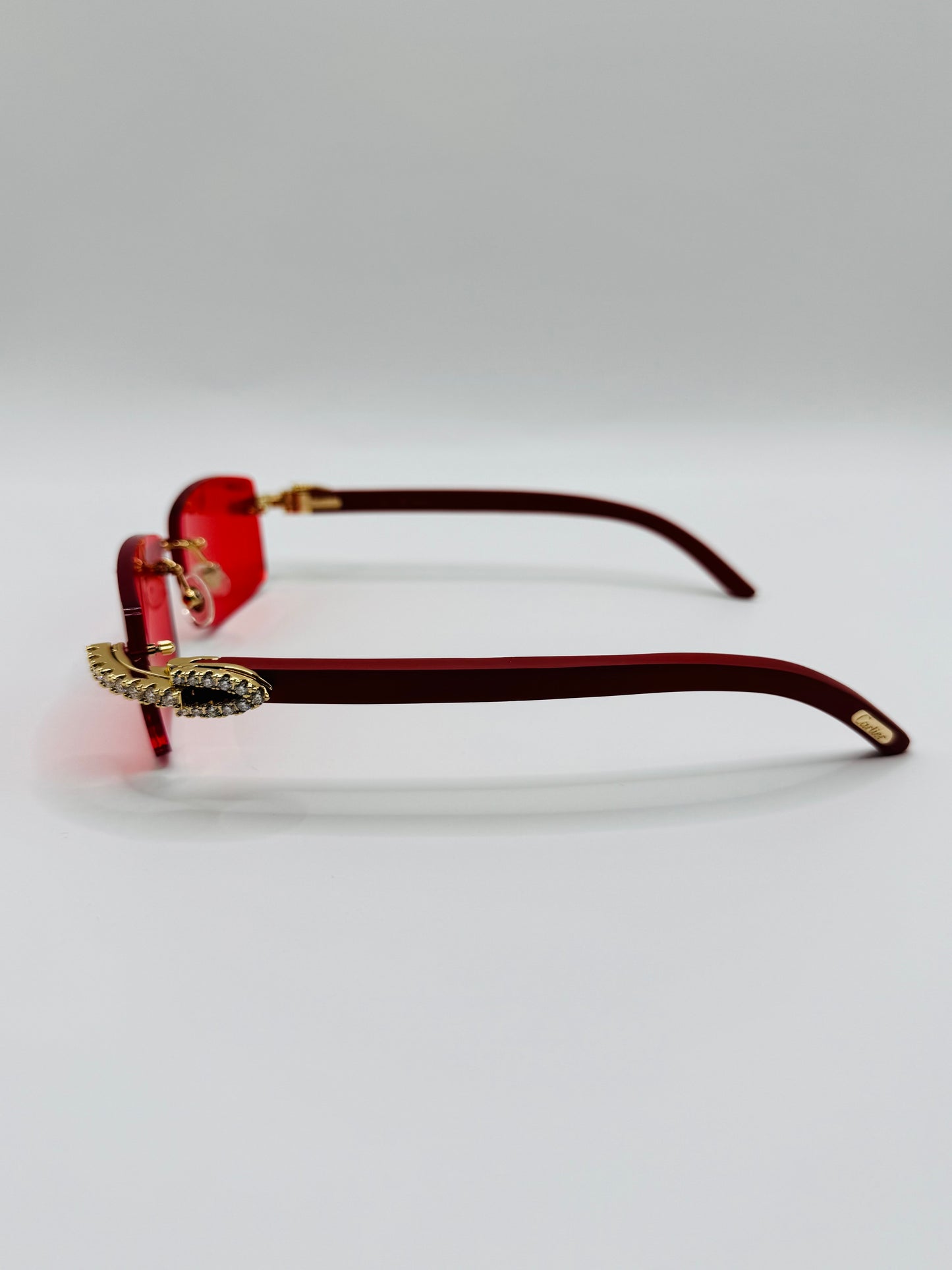 Moissanite Red wood Sunglasses