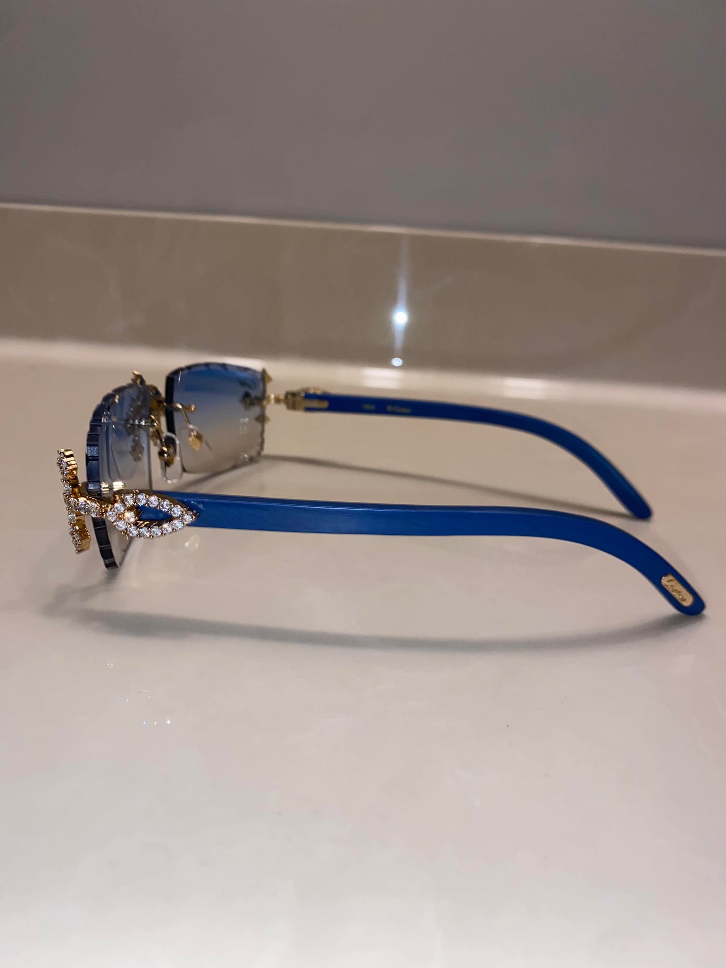 Iced out Cross glasses