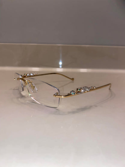 Iced out Panther Glasses