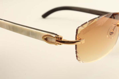 Diamond cut white buffs