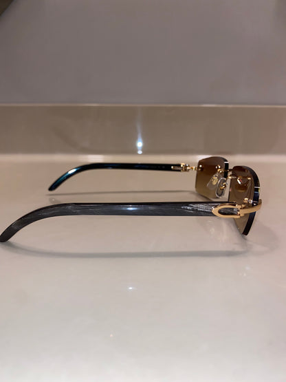 Rimless buffs Sunglasses Detroit style