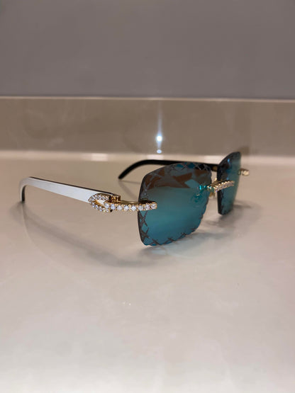 Custom moissanite mirror white buffs