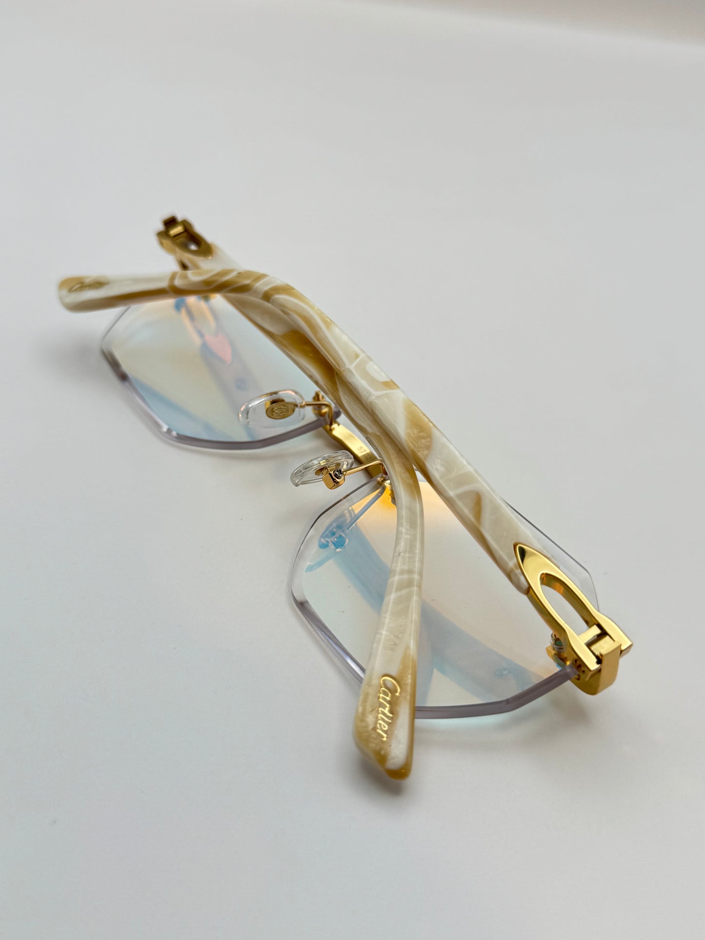 White Acetate sunglasses
