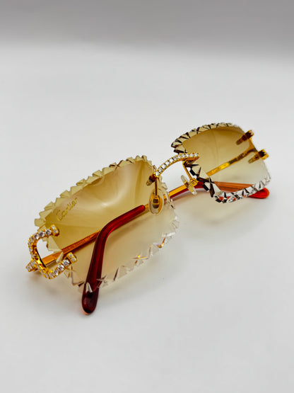 Big C moissanite Sunglasses