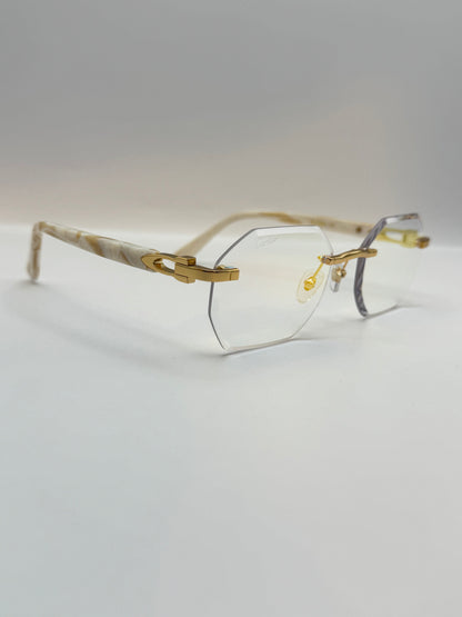 White Acetate sunglasses
